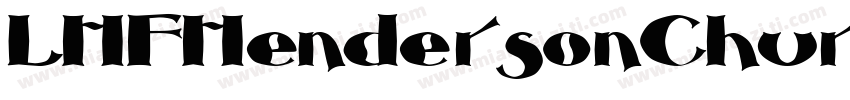 LHFHendersonChurch R字体转换